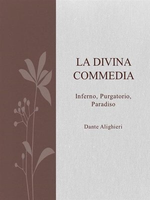 cover image of La divina commedia